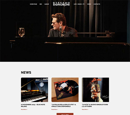 Stefano Signoroni Website